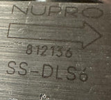 Nupro SS-DLS6 Stainless Steel Diaphragm Valve Lever Handle 3/8" 2-Way