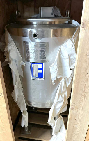 Feldmeier 100 Gallon Vertical Liquid Storage Tank Stainless Steel Food Grade