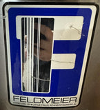 Feldmeier 100 Gallon Vertical Liquid Storage Tank Stainless Steel Food Grade