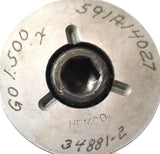 Hemco 2 519A14027-01 Cylindrical Plug Gauge 591A14027 GO 1.500 NO GO 1.503