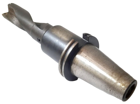 Parlec C50-15EM4 End Mill Tool Holder 17753 Cat50 1.5" W/ Cutting Tool