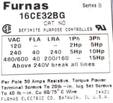 Furnas 48EC37A6 Definite Purpose Controller 16CE32BG 1-3PH 120-600VAC 2-15HP