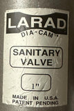 Larad Dia-Cam Pneumatic Sanitary Valve 1"
