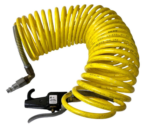 Parker 410-S Controlled Pressure Blow Gun W/ Air Hose Assembly 150 PSIG 1/4" NPT