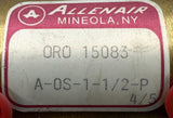Allenair A-OS-1-1/2-P 4/5 Pneumatic Cylinder 1-1/2" Bore ORO 15083