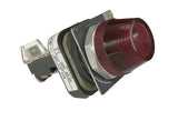 Allen-Bradley 800T-Q10 Red Lens Pilot Light Ser T 120V AC/DC Full Voltage