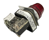 Allen-Bradley 800T-Q10 Red Lens Pilot Light Ser T 120V AC/DC Full Voltage