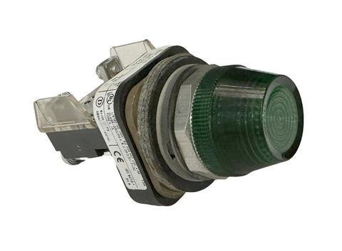 Allen-Bradley 800T-Q10G Green Lens Pilot Light Ser T 120V AC/DC Full Voltage