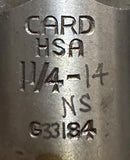 Card 1-1/4"-14 Hand Tap 6 Flute HSA NS G33184