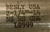 Besly 2-1/4"-14 NS Hand Tap 6 Flute USA HS GH4 L9999