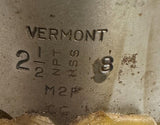 Vermont 2-1/2"-8 NPT Pipe Tap HSS 8 Flute SSH HSG M2F