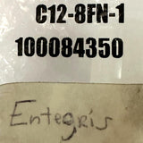 Entegris C12-8FN-1 Straight Adapter 3/4" Flaretek To 1/2" MNPT 100084350