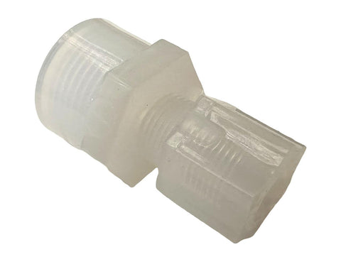 Fluoroware FC6-8N Straight Adapter 3/8" Flaretek x 1/2" NPT 265120