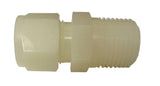 Pack of (2) Swagelok NY-810-1-8 Nylon Male Connector 1/2" OD x 1/2" MNPT