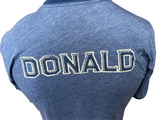 Disney Men's Donald Duck Tantrum Blue Short Sleeve Shirt Size Large