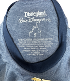 Disney Men's Donald Duck Tantrum Blue Short Sleeve Shirt Size Small