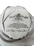 Mojo Sportfishing Gear Men's Gray Short Sleeve Skull Shirt Size Medium