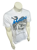 Mojo Sportfishing Gear Men's White Short Sleeve Skull Shirt Size Medium