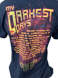 Tultex Men's Sick & Twisted Affair My Darkest Day 2012 Tour Black Shirt Medium