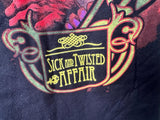 Tultex Men's Sick & Twisted Affair My Darkest Day 2012 Tour Black Shirt Medium