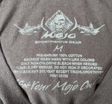 Mojo Sportfishing Gear Men's Black Short Sleeve Skull Shirt Size Medium
