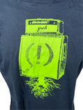 Grok Men's Amplified Roots Graphic Navy Short Sleeve Shirt Size Large