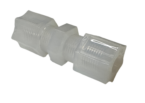 Fluroware SU6N Integral Ferrule Straight Union 3/8" x 3/8" Tube OD 280705