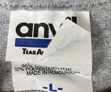 Anvil Men's Team RealTree Deer Graphic Gray Short Sleeve Shirt Size Large