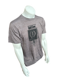 Grok Men's Radio Tree Natural Graphic Taupe Short Sleeve Shirt Size Large