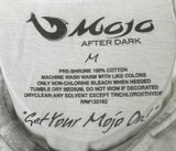 Mojo Sportfishing Gear Men's White Gray Short Sleeve  Skull Shirt Size Medium