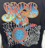 Gildan Men's Yes Band Concert Turtle Graphic Black Short Sleeve Shirt Large