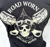 Lethal Threat Men's Motorcycle Motorworks Black Long Sleeve Shirt Size Medium