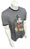 Disney Men's Mickey Mouse 1928 Graphic Gray Short Sleeve Shirt Size Large