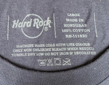 Hard Rock Cafe Men's Orlando Guitar Graphic Black Short Sleeve Shirt Size Large