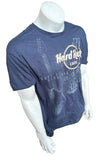 Hard Rock Cafe Men's Orlando Guitar Graphic Black Short Sleeve Shirt Size Large