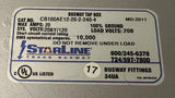 Starline CB100AE12-20-2-240-4 Busway Tap Box 20A 208Y/120 VAC 100% Ground