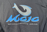 Mojo Sportfishing Gear Men's Black Fish Hook Long Sleeve Shirt Size Large