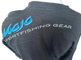 Mojo Sportfishing Gear Men's Black Fish Hook Long Sleeve Shirt Size Large