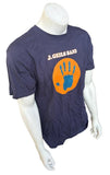 Anvil Men's J. Geils Band 2010 Graphic Navy Short Sleeve Shirt Size Large
