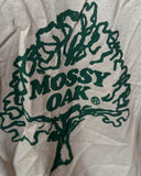 Anvil Men's Mossy Oak Tree Graphic Brown Short Sleeve Shirt Size Large