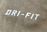 Nike Men's Dri Fit Camo Swoosh Slate Short Sleeve Shirt Athletic Cut Size Medium