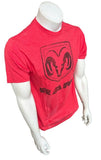 Spectra Men's Dodge Ram Truck Logo Red Short Sleeve Shirt Size Medium