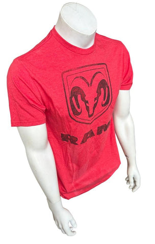 Spectra Men's Dodge Ram Truck Logo Red Short Sleeve Shirt Size Medium
