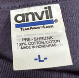 Anvil Men's Team Realtree Deer Graphic Navy Shirt Short Sleeve Size Large