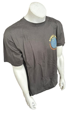 Anvil Men's Steely Dan Boston Tour 2011 Gray Short Sleeve Shirt Size Large