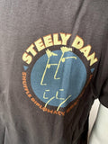Anvil Men's Steely Dan Boston Tour 2011 Gray Short Sleeve Shirt Size Large