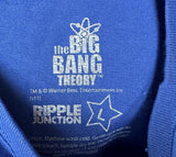 Ripple Junction Men's The Big Bang Theory Bazinga! Blue Shirt Size Large