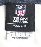 NFL Team Apparel Women's New England Patriots Football Long Sleeve Shirt Size M