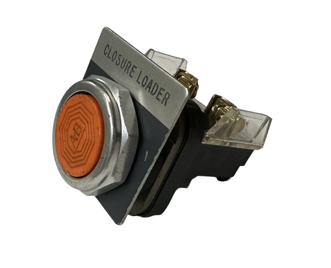 Allen-Bradley 800T-A Orange Push Button Series T Flush Head NEMA 4,13