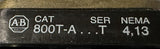 Allen-Bradley 800T-A Orange Push Button Series T Flush Head NEMA 4,13
